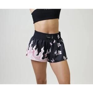 Kinetic Kings Boxing Shorts Butterfly Flames Graphic Butterfire Cyber Pop Medium